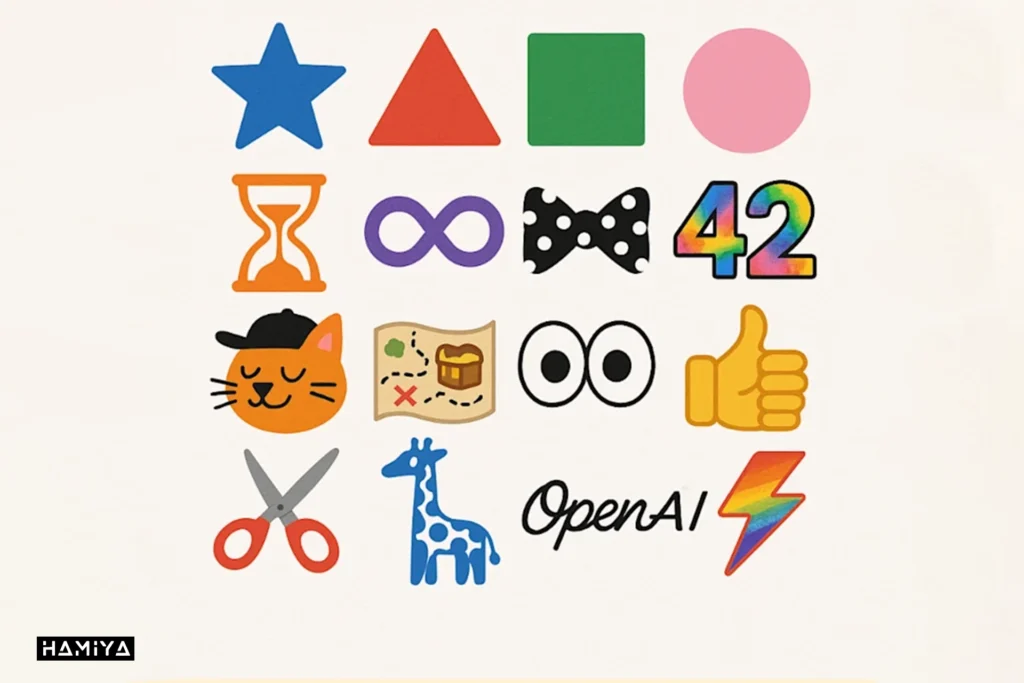 Organized objects in gpt 4o image generator