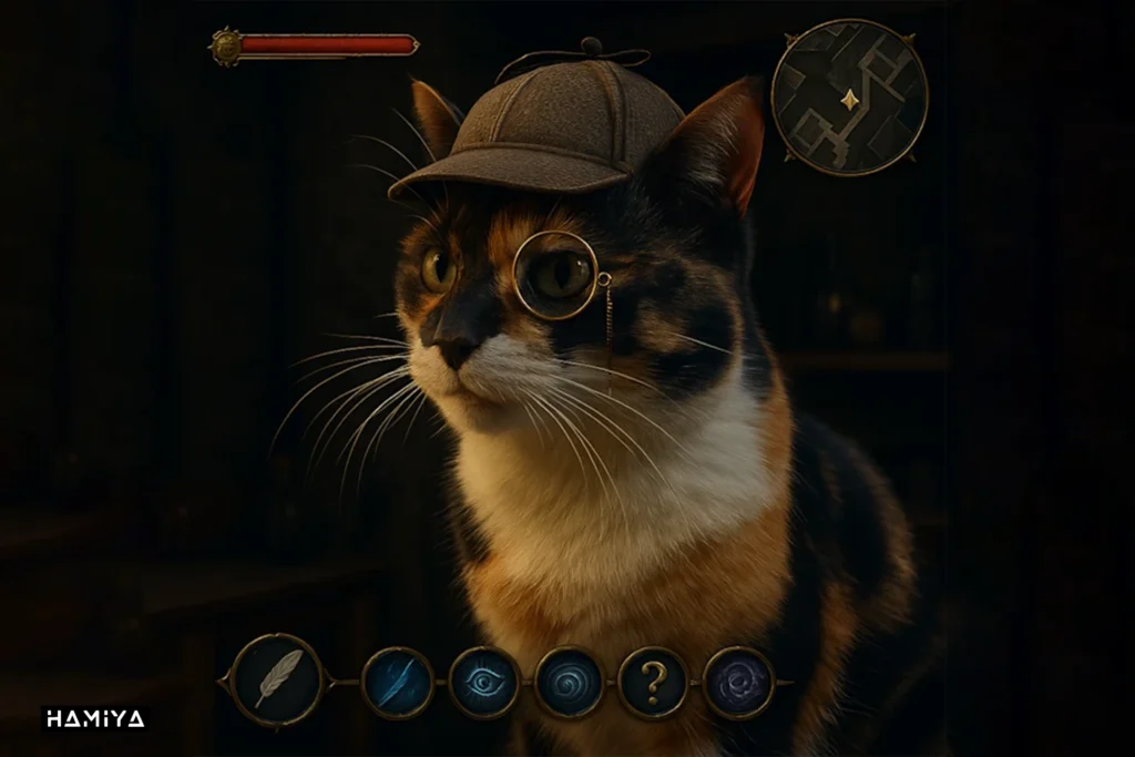 Video game picture of a cat in gpt 4o image generator