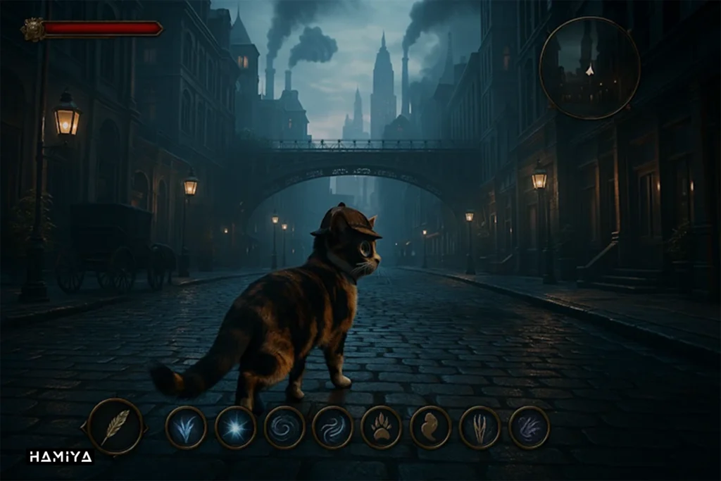 Video game picture of a cat in manhatan in gpt 4o image generator