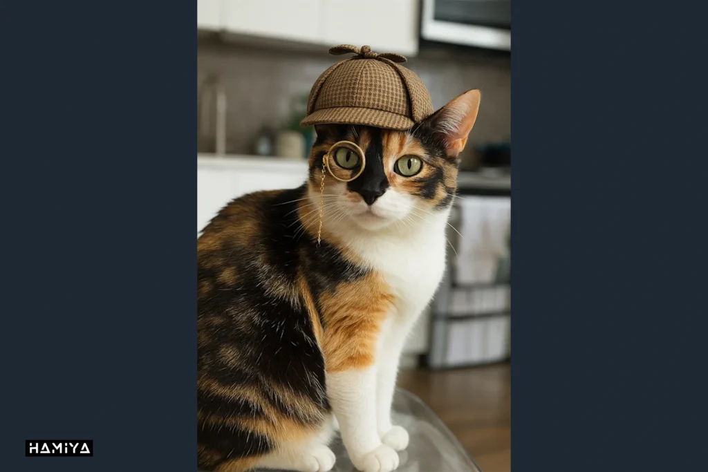 Video game picture of a cat with hat and a monocle in gpt 4o image generator