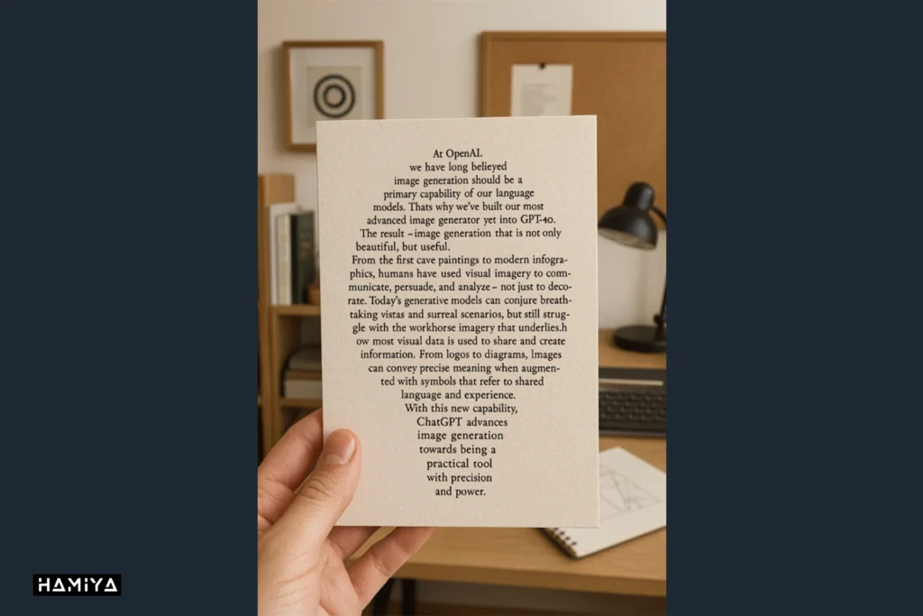 concrete poem in a designers room in gpt 4o image generator