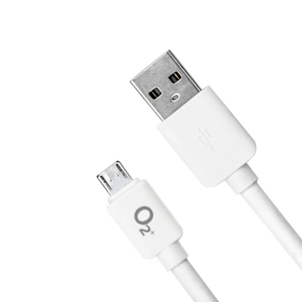 کابل تبدیل USB به Micro USB برند+O2 طول 30cm