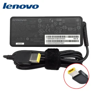 شارژر لپ تاپ لنوو 20 ولت 3.25 آمپر با توان 65 وات سر USB