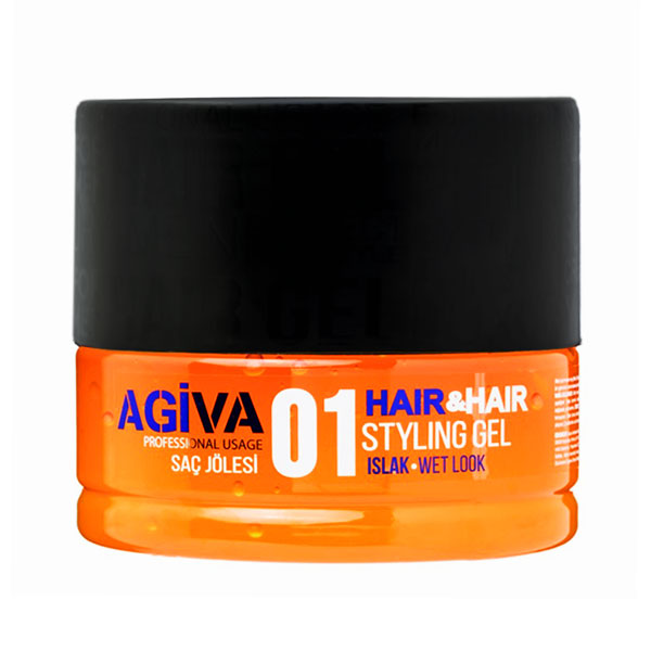 HAP-1050 ژل موی مرطوب آگیوا مدل 01 حجم 700ml