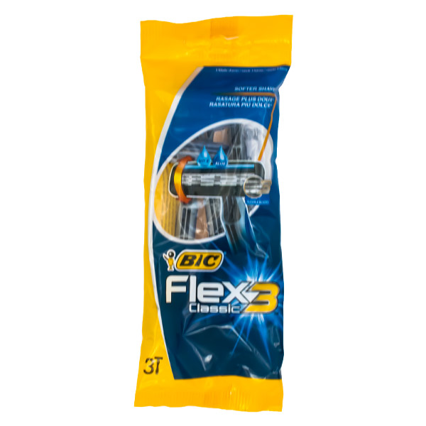 خودتراش بیک مدل Flex3 Classic بسته 3 عددی