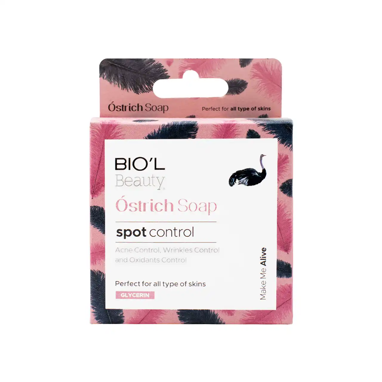 HAP-1944 صابون پاک کننده آرایش صورت بیول حاوی روغن شترمرغ وزن 100g