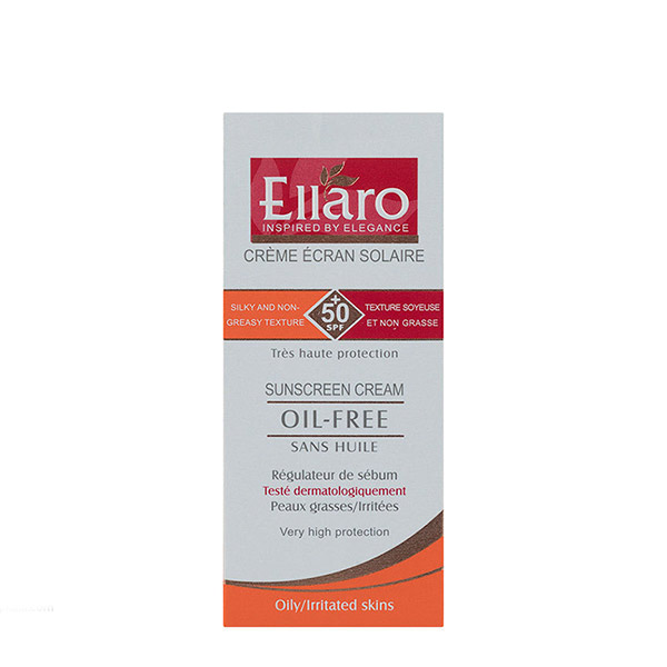 کرم ضد آفتاب بدون چربی الارو بی رنگ SPF50 حجم 40ml