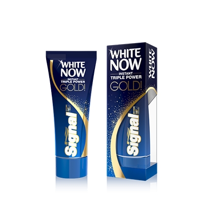 این تصویر دارای صفت خالی alt است؛ نام پروندهٔ آن Signal-White-Now-Gold-Toothpaste-1.jpg است