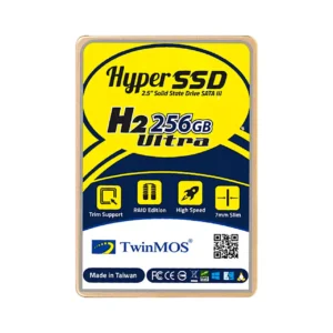 هارد SSD اینترنال توین موس مدل H2 Ultra ظرفیت 256 گیگابایت