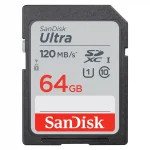 کارت حافظه SDXC سن دیسک مدل Ultra ظرفیت 64 گیگابایت -*120MB/s