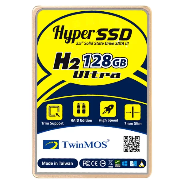 هارد SSD اینترنال توین موس مدل H2 Ultra ظرفیت 128 گیگابایت