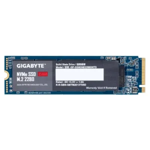 هارد NVMe SSD اینترنال Gigabyte مدل 2280 ظرفیت 256 گیگابایت