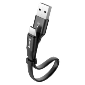 کابل تبدیل USB به تایپ سی بیسوس مدل CATMBJ طول 23 سانتی‌متر با توان  2 آمپر