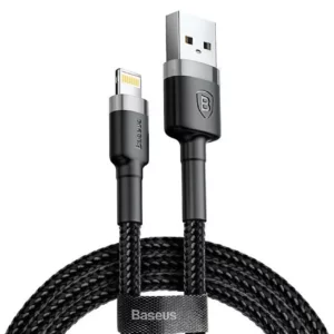 کابل تبدیل USB به لایتینیگ بیسوس مدل CALKLF طول 1 متر توان 2.4 آمپر