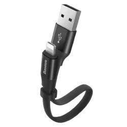 کابل تبدیل USB به لایتنینگ و میکرو USB بیسوس مدل CALMBJ-01 طول 23 سانتی متر