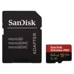 کارت حافظه MicroSD سن دیسک مدل Extreme PRO ظرفیت 64 گیگابایت 170MB/s