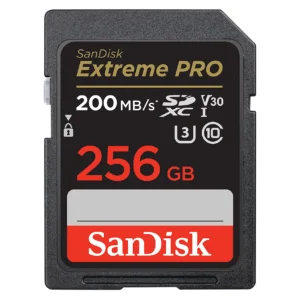 کارت حافظه SDXC سن دیسک مدل Extreme PRO ظرفیت 256 گیگابایت – 200MB/s