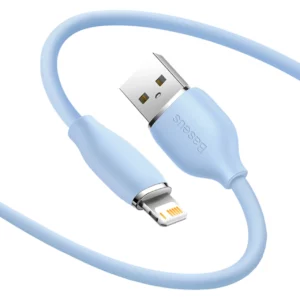 کابل تبدیل USB به لایتینیگ بیسوس مدل CAGD000006 طول 1.2 متر و توان 2.4 آمپر