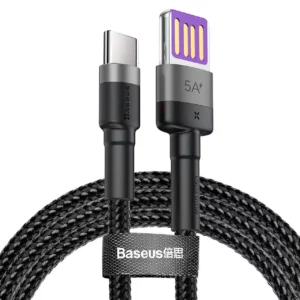 کابل تبدیل USB به تایپ سی بیسوس مدل CATKLF با توان 40 وات و طول 1 متر
