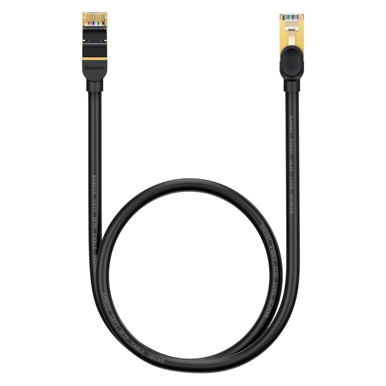 کابل شبکه Cat 7 بیسوس مدل WKJS010001 به طول 50 سانتی‌متر