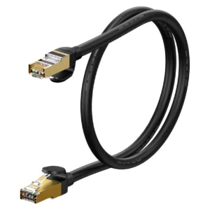 کابل شبکه Cat7 بیسوس مدل WKJS010001 به طول 50 سانتی‌متر