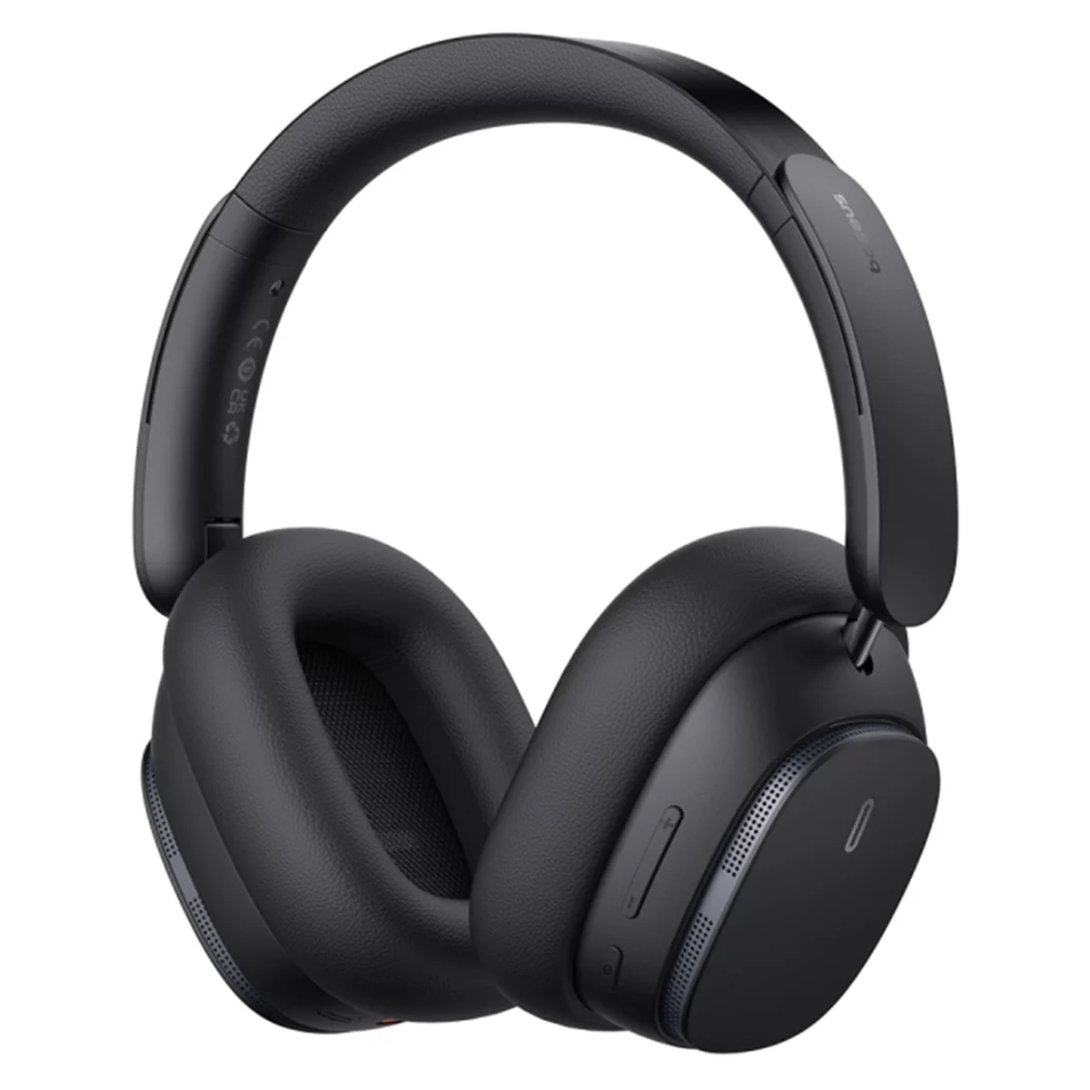 هدفون بلوتوثی روی گوش بیسوس مدل Bowie H1 Pro با عمر باتری 80 ساعت - مشکی