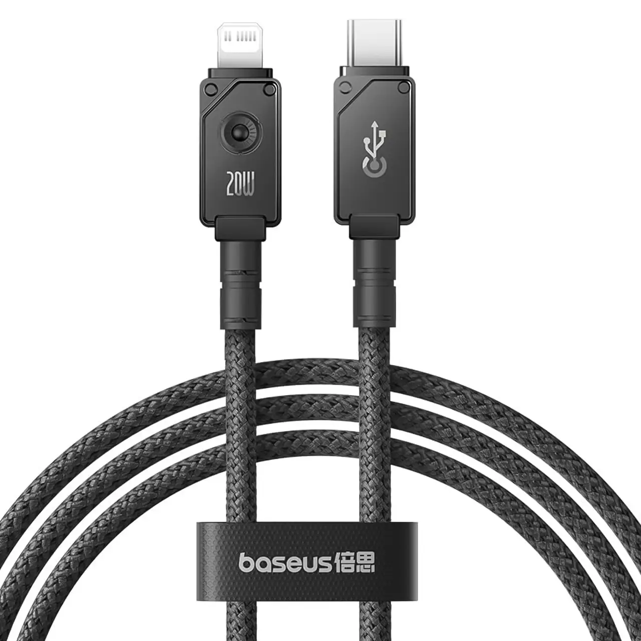 کابل تبدیل تایپ سی به لایتنینگ بیسوس مدل CB000049 با توان 20 وات و طول 1 متر