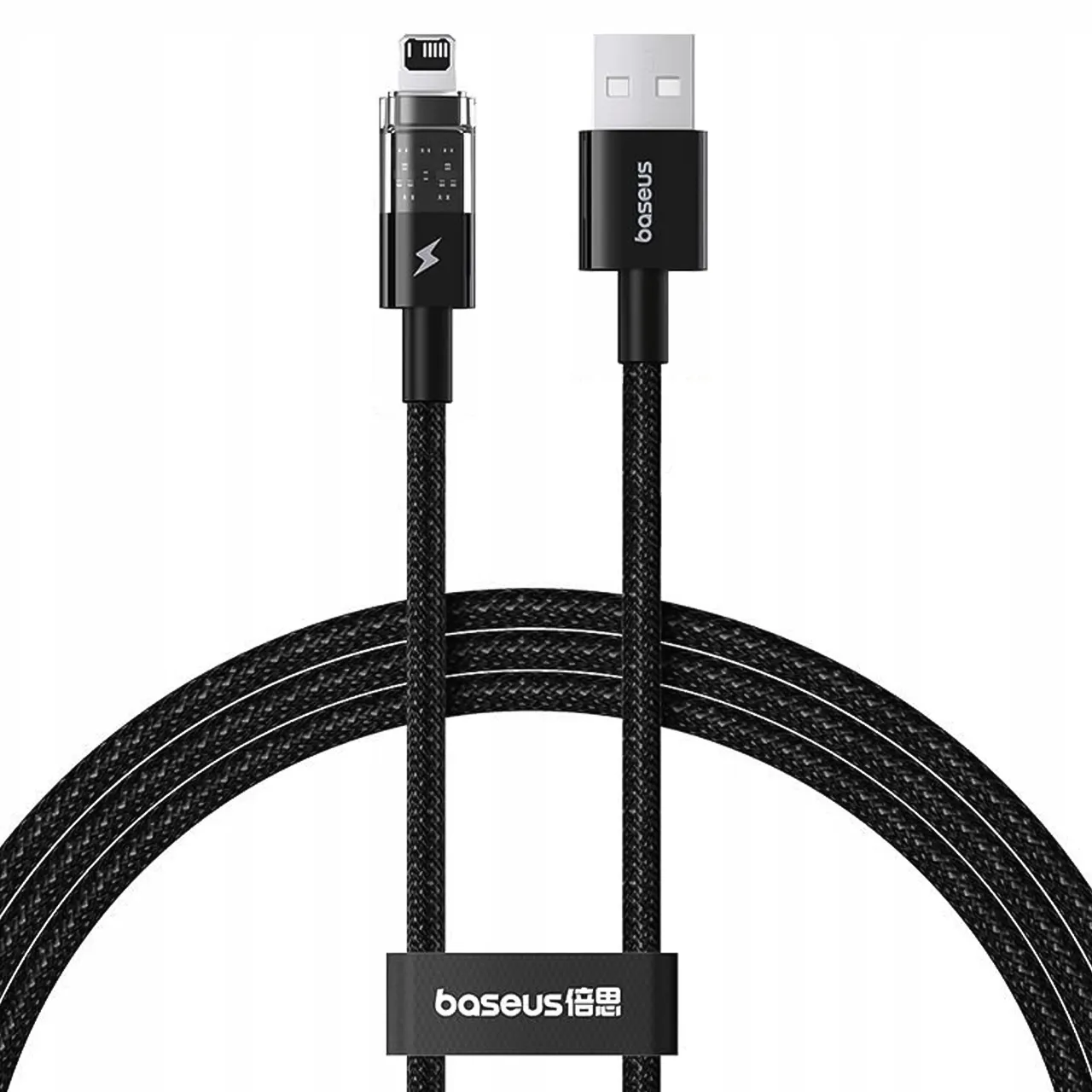 کابل تبدیل USB به لایتنینگ بیسوس مدل CB000117 با توان 12 وات و طول 1 متر