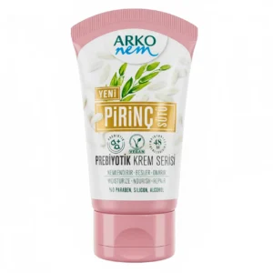 کرم مرطوب کننده و آبرسان آرکونم، حاوی شیر برنج و پروبیوتیک مناسب دست، صورت و بدن با حجم ۶۰ میلی‌لیتر