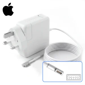 شارژر لپ تاپ اپل مک بوک 60 وات، 16.5 ولت 3.65 آمپر مدل MagSafe 1 با کانکتور L شکل
