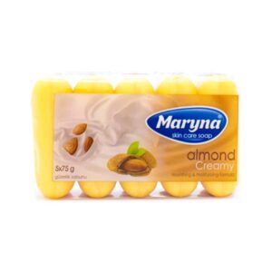 صابون محافظت از پوست مارینا با رایحه بادام 75g بسته 5 تایی
